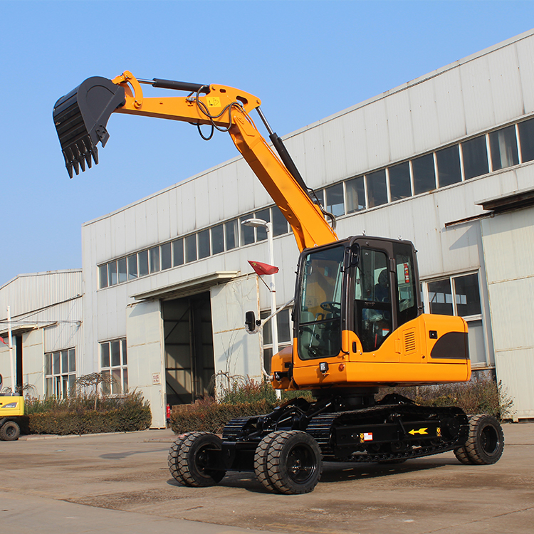 Small Wheel Crawler Excavator X9